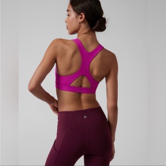 Athleta A-C Ultimate Zip Front Bra XS NWOT - Picture 3 of 11